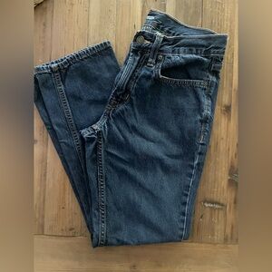 Men's Dark Blue Straight Jeans 
Old Navy